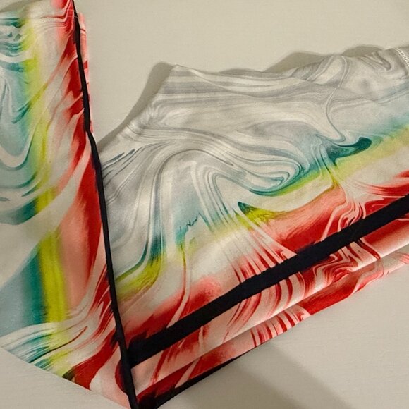 fila Pants - Colorful Marble Swirl Active Leggings XS